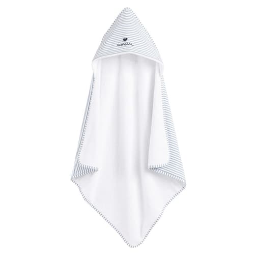 LA REDOUTE COLLECTIONS - Cape de bain bébé rayée, jersey et éponge