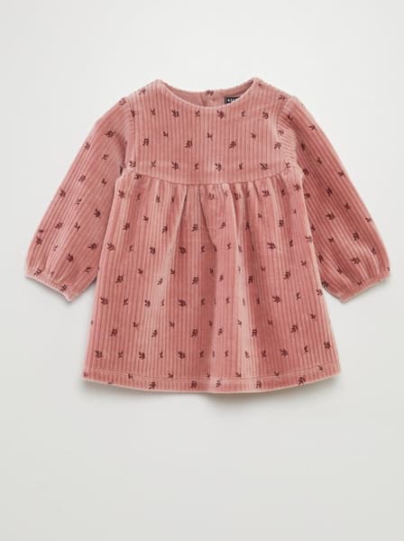 Kiabi - robe-en-velours 9 mois