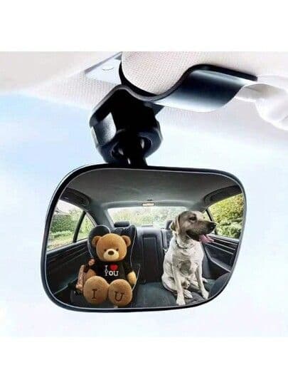 fr.shein.com - Miroir De Bébé Grand Angle Convexe De Rétroviseur Intérieur De Voiture Universel, Miroirs À Clipser Pour Visualiser Les Passagers Arrière