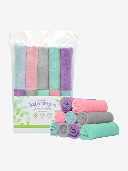 Bambino Mio - Lingettes bébé lavables (x10) nuage