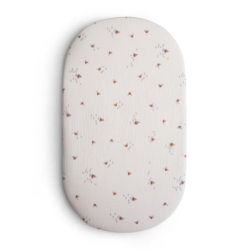 mushie - Extra Soft Bassinet Muslin Crib Sheet