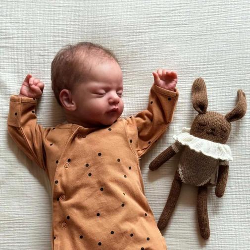 Bonjour Little - Pyjama bébé jersey - Dots nut