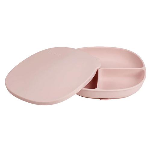 B.BOX - Assiette Compartimentée à Ventouse et Couvercle - Blush