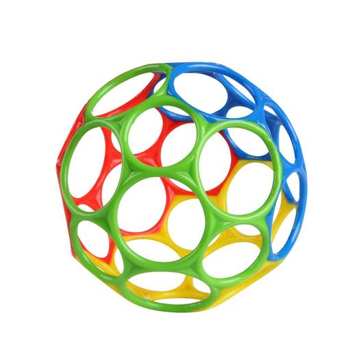 Oball - Balle hochet souple multicolore