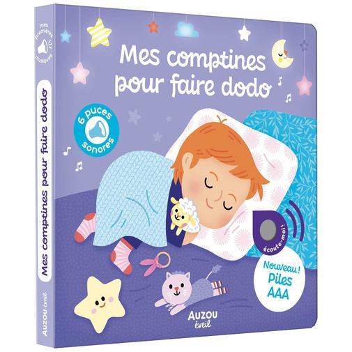 Auzou Editions - Livre sonore Mes premiers sonores Mes comptines pour faire dodo