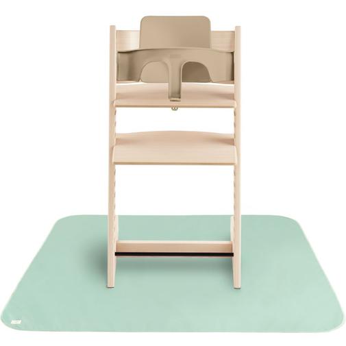 Mushie - Tapis anti-éclaboussure Roman Green (108 x 108 cm)