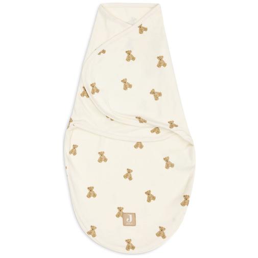 Jollein - Couverture d'emmaillotage Mini Teddy Bear (0-3 mois)