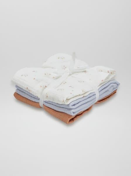 Kiabi - Lot de 3 langes