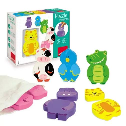 Goula - 6 puzzles magnétiques animaux