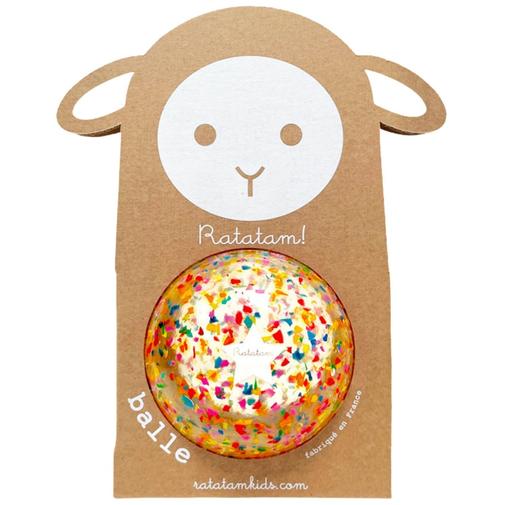 Ratatam - Ballon confettis Multicolore (10 cm)
