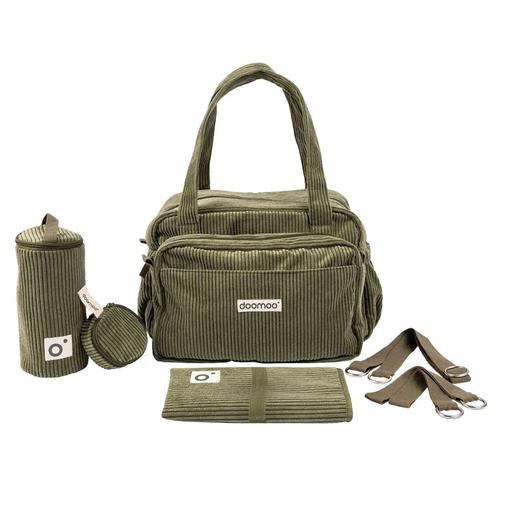 Doomoo - Sac à Langer Fluffy - Corduroy Kaki