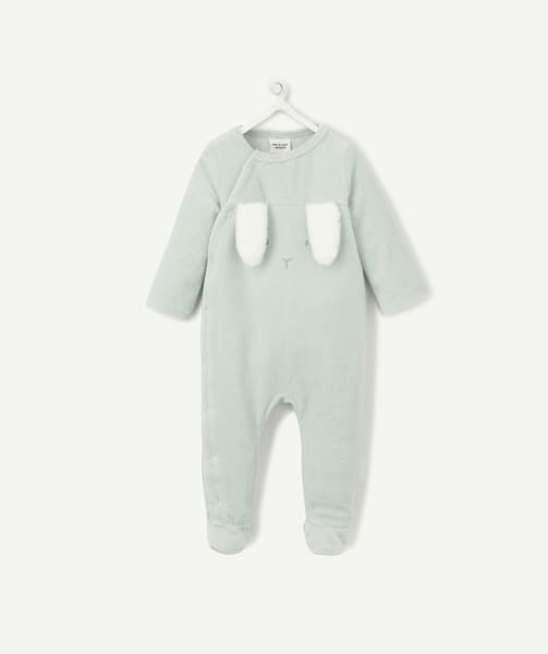 taokids.com - LE DORS BIEN VERT EN VELOURS DOUBLÉ AVEC ANIMATION EN RELIEF