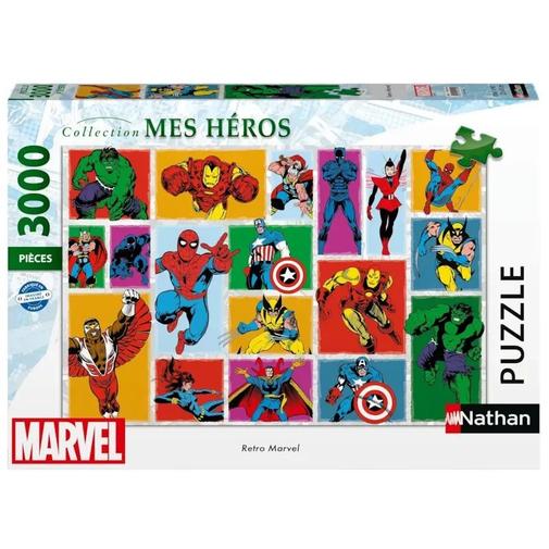 Nathan - Puzzle retro marvel 3000 pcs