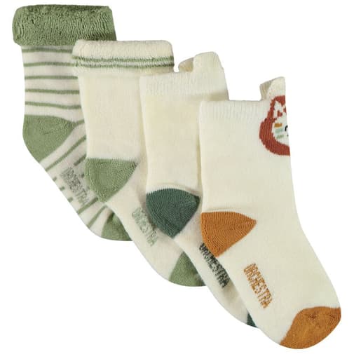 Orchestra - Lot de 4 paires de chaussettes fantaisie pour bébé garçon