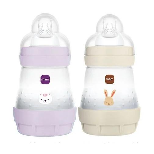 Mam - Lot de 2 biberons Easy Start Débit 1