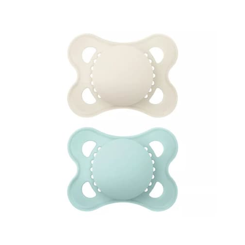 Mam - Lot de 2 sucettes silicone Original 2-6M tendance (modèle aléatoire)