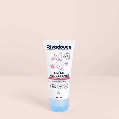 rivadouce - Crème Hydratante Bébé 50ml - Soin - Peaux sensibles - Certifié bio et 99% d'ingrédients naturels - Rivadouce