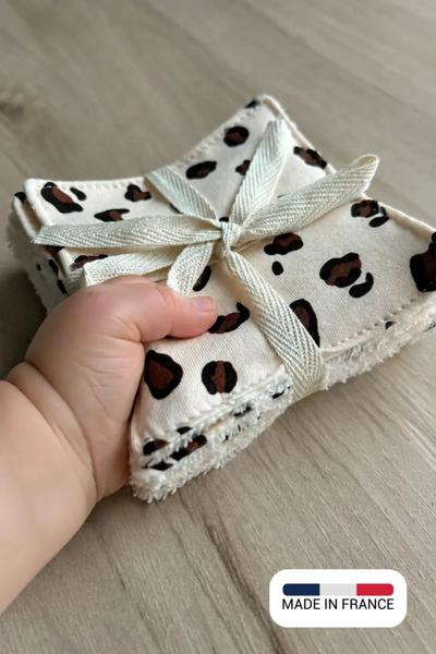 You&Milk - Lot de 5 lingettes lavables (débarbouillettes)