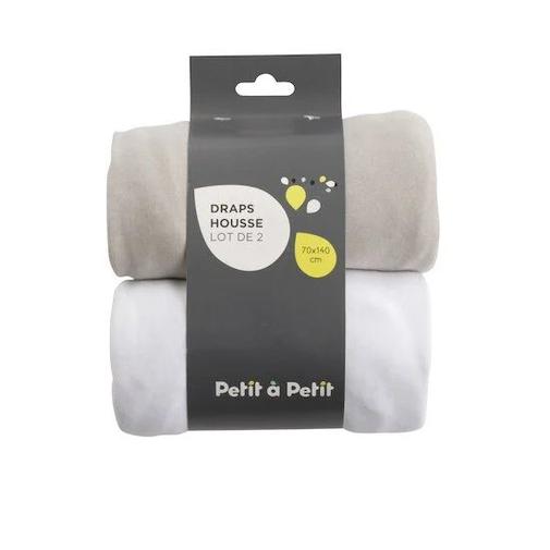 Petit à petit - Lot de deux draps housses