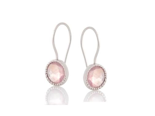 LaMaisonDelAmbre - Boucles d'oreilles quartz argent
