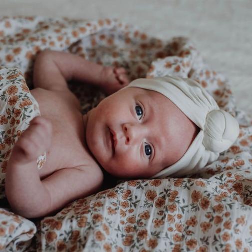 Bonjour Little - Bonnet turban - Cream