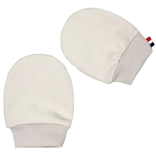 Sevira Kids - Moufles Naissance En Coton Gants Bébé Anti Griffures Beige