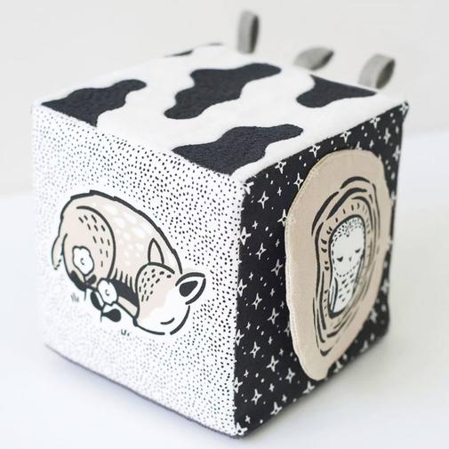 Wee Gallery - Cube Sensoriel Animaux Multi-coloured
