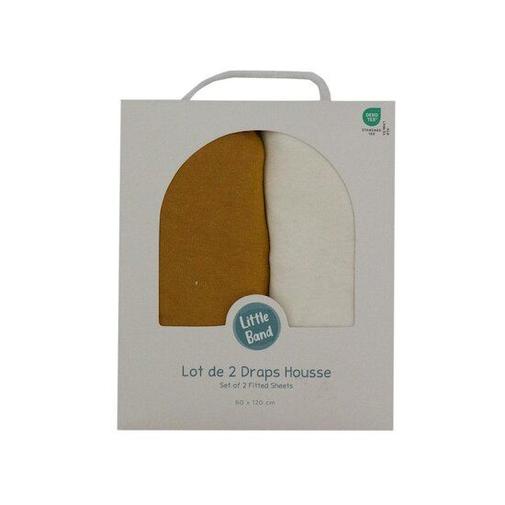Little Band - Lot de 2 Draps Housse Jersey