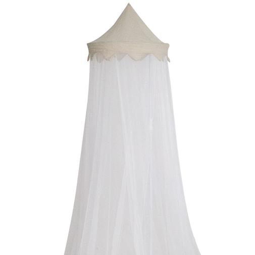 Trois Kilos Sept - Ciel de lit moustiquaire Sable (245 cm)