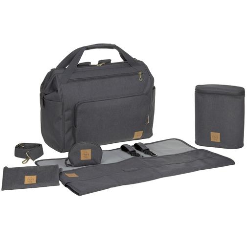 Lassig - Sac à dos à langer jumeaux Twin Glam Goldie anthracite
