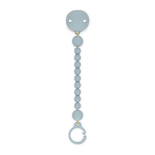 Suavinex - Attache-sucette Colour Essence en silicone Bleu