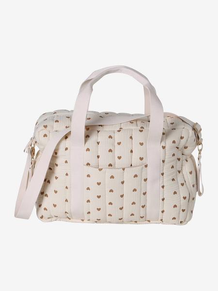 Vertbaudet - Sac à langer COLINA gaze de coton coeur fondant