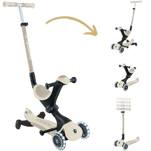 Globber - Trottinette Go up Deluxe Lights eco-logic 360° Sable