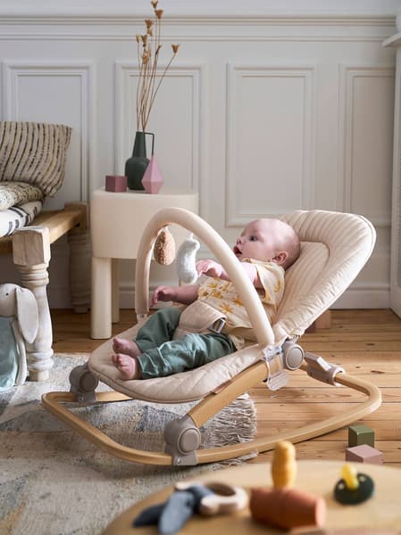 Vertbaudet - Transat avec arche Babydream écru - Vertbaudet