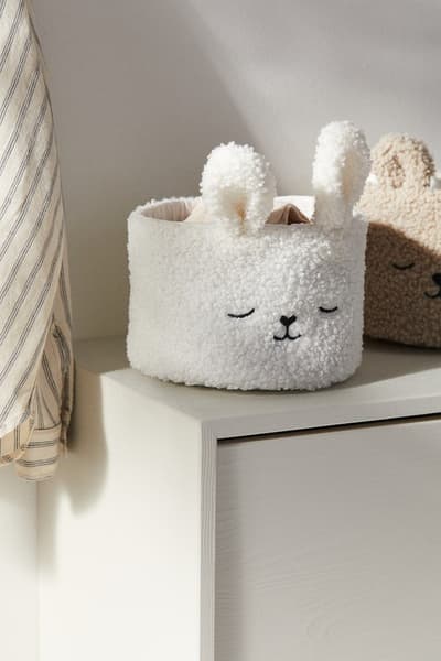 H&M - Panier de rangement en tissu Teddy bear