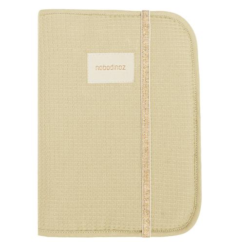 Nobodinoz - Protège-carnet de Santé Poema Opéra - Green Tea