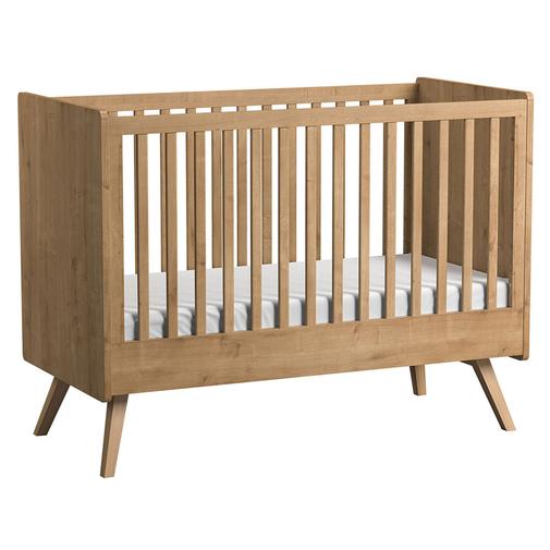 Vox Meubles - Lit Bébé Evolutif Vintage Chêne - 70 x 140 cm
