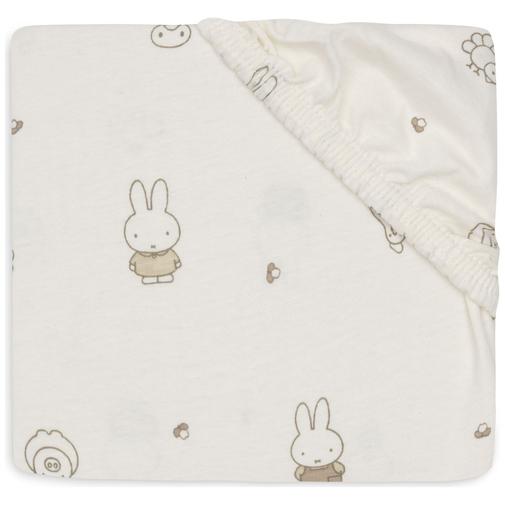 Jollein - Drap housse en jersey Miffy Family Farm (40 x 80 cm)