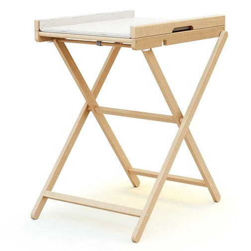 Webaby - Table à Langer Pliante Essentiel - Hêtre Verni