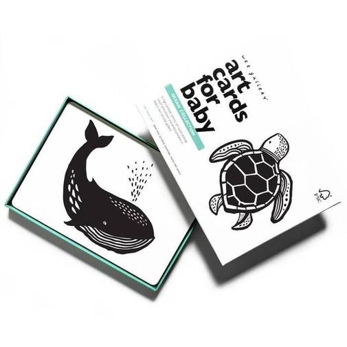 Wee Gallery - Cartes imagier animaux - océan