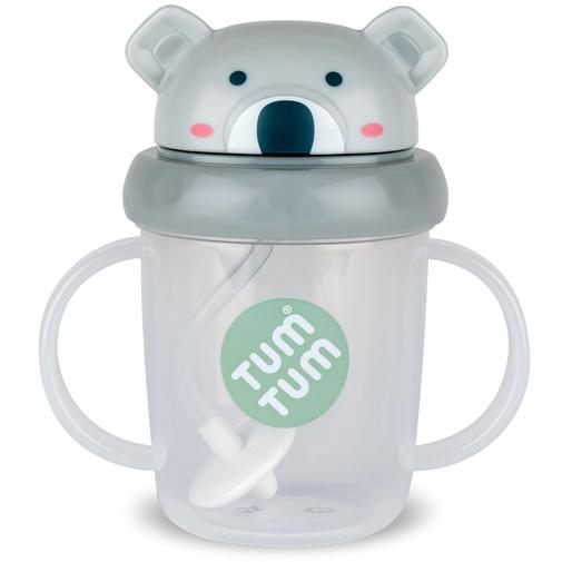 Tum Tum - Tasse antifuite avec paille lestée Koala (200 ml)