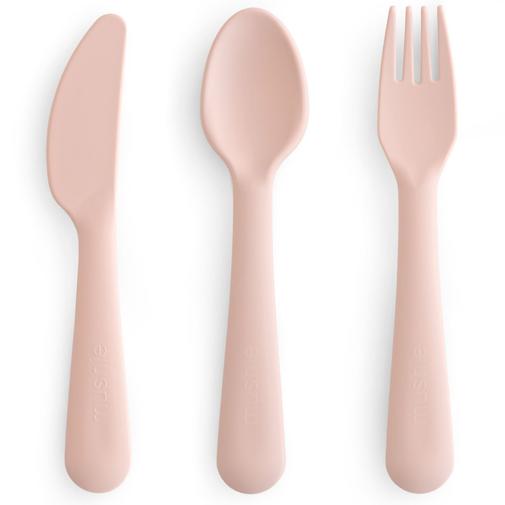 Mushie - Set de couverts Blush