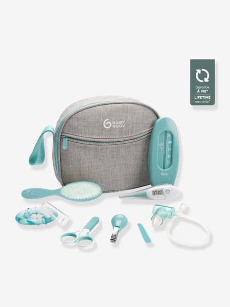 Babymoov - Trousse de Soin Compacte Grise 9 Accessoires Inclus BABYMOOV gris/bleu - Babymoov