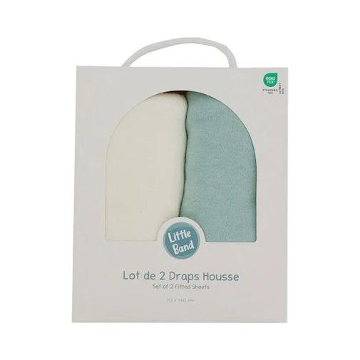 Little Band - Lot 2 draps housses Jersey