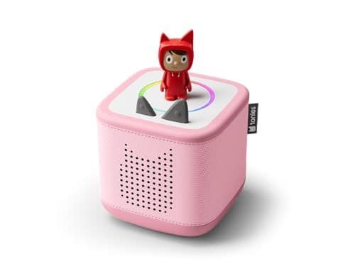 tonies - tonies Toniebox 2 Boite à Histoire pour Enfant, Musiques et Jeux 1 à 9 Ans, Ecoute, Apprends, Joue, Robuste & Facile à Utiliser, 1 Figurine Rubie, Rose Fleur