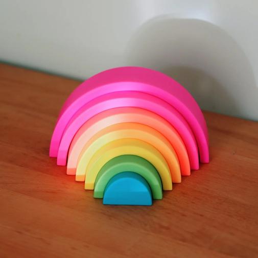 Petikids - Arc en ciel empilable - fluo