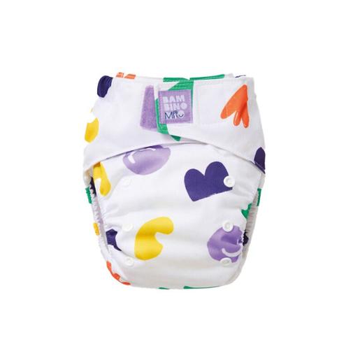 Bambino Mio - Couche lavable révolutionnaire Pop - Blanc