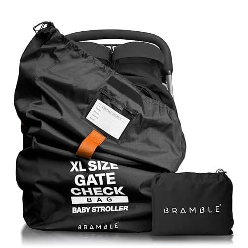 BRAMBLE - BRAMBLE Sac de Voyage pour Poussette en Avion (Noir) - Housse Protection de Transport 120 x 60cm