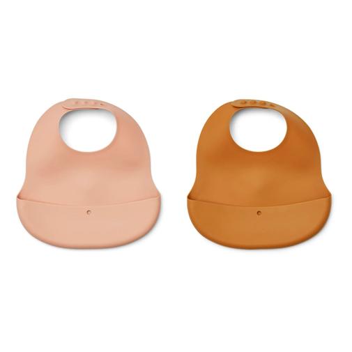Liewood - Liewood - Bavoir Ember en silicone-set de 2