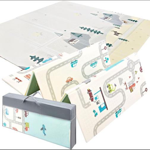 Mamabrum - Tapis d'éveil bébé tapis jeux 180*200 cm